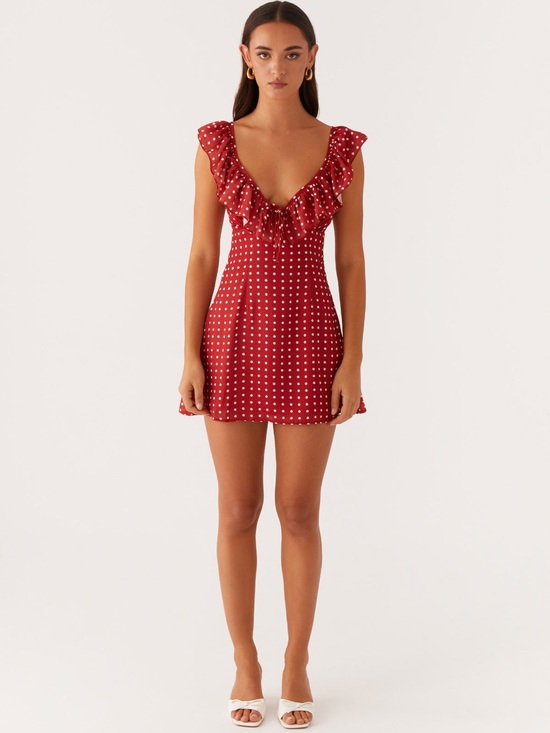 Peppermayo Dresses & Skirts - Peppermayo Adrina Ruffle Mini Dress